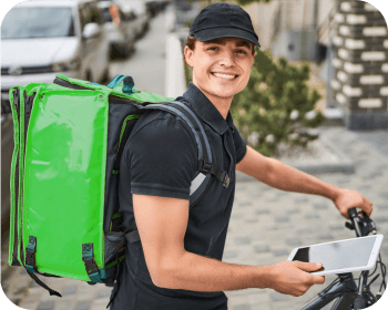 Доставка на велосипеде